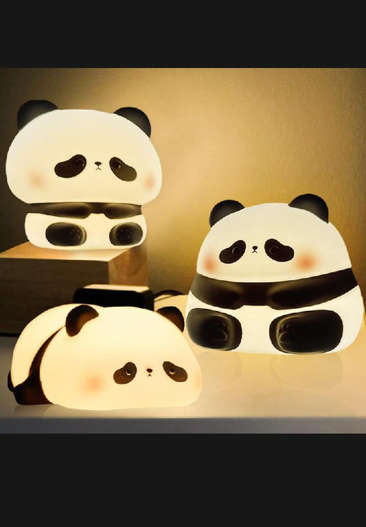 Panda LED Night Light Cute Silicone Night Light