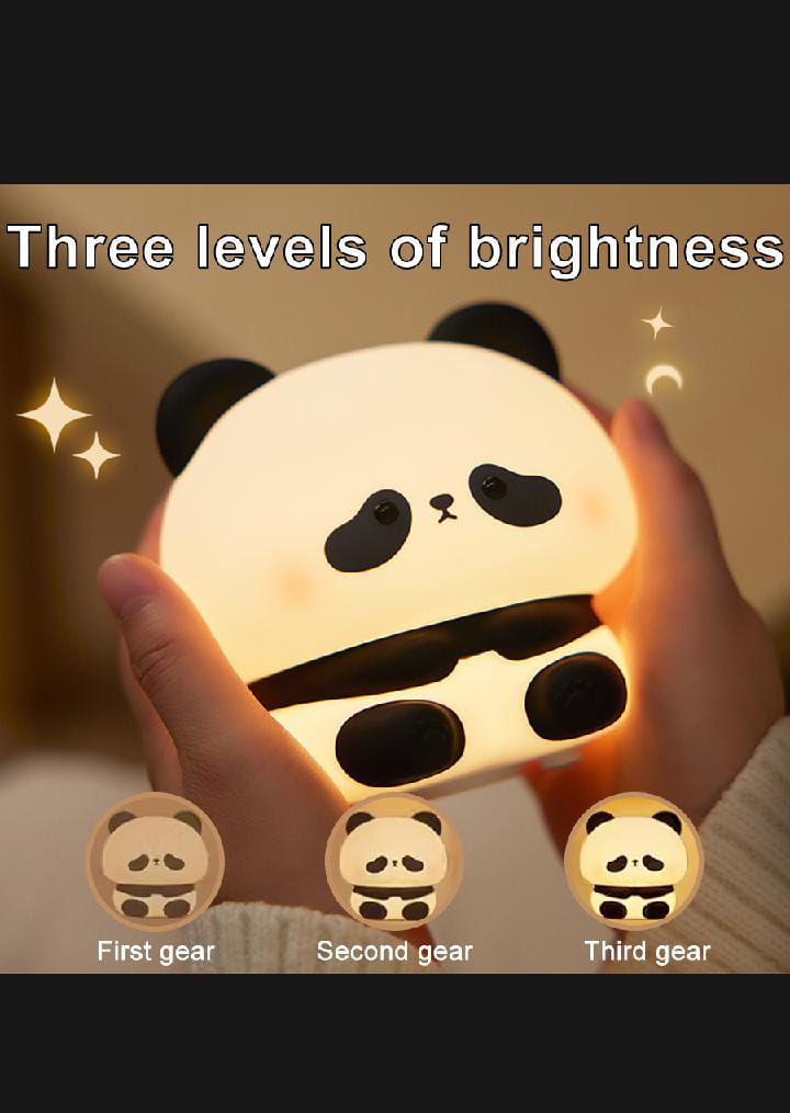 Panda LED Night Light Cute Silicone Night Light