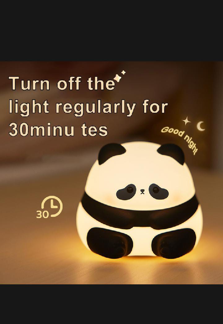 Panda LED Night Light Cute Silicone Night Light