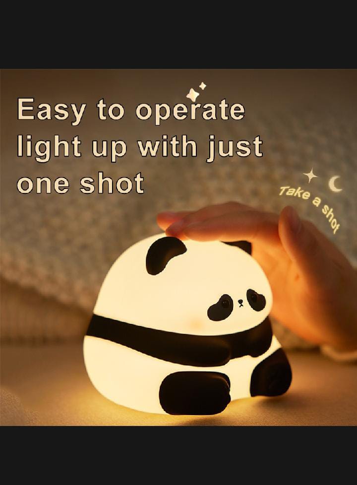 Panda LED Night Light Cute Silicone Night Light